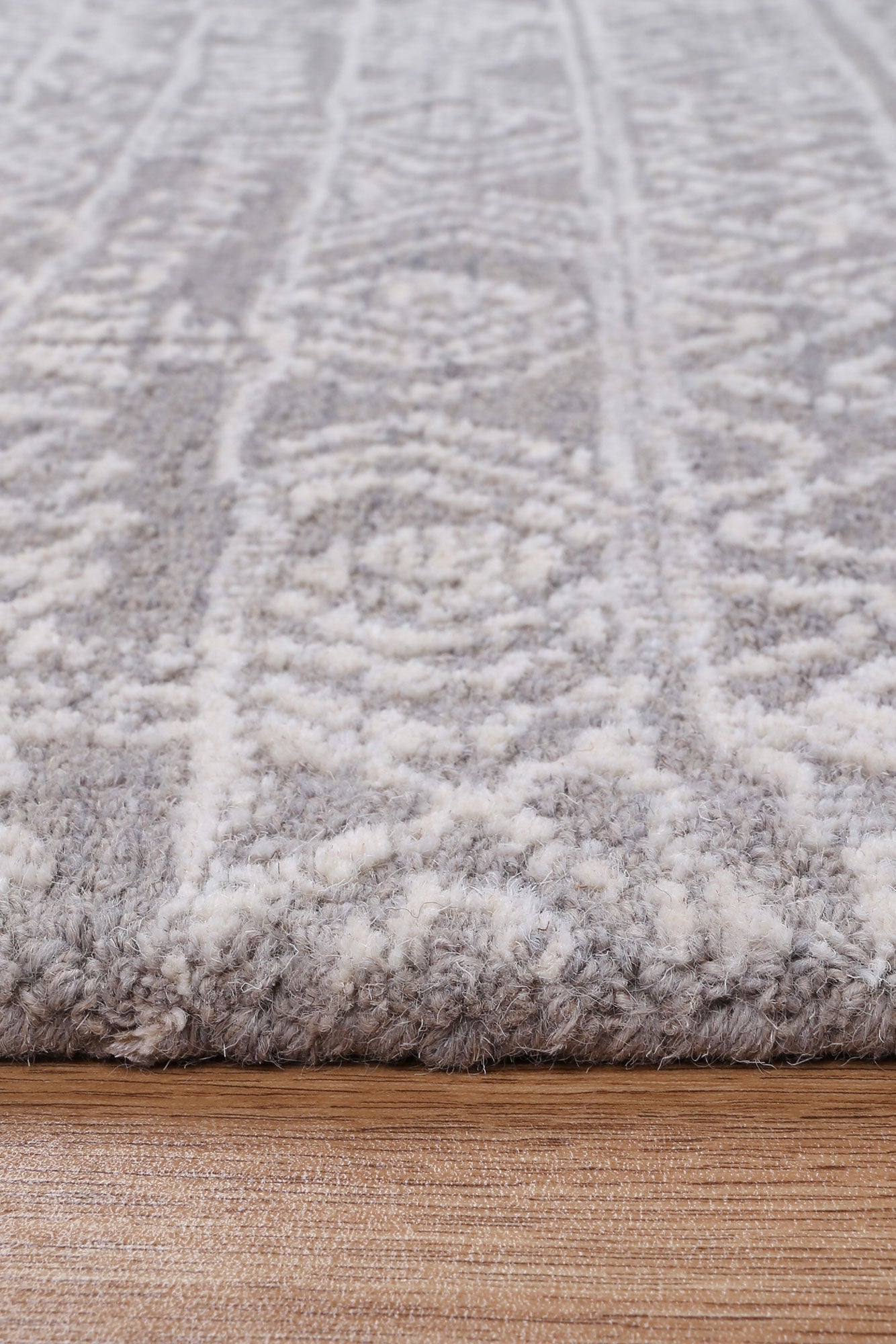 Posy Inca 01D in ASH Wool Rug