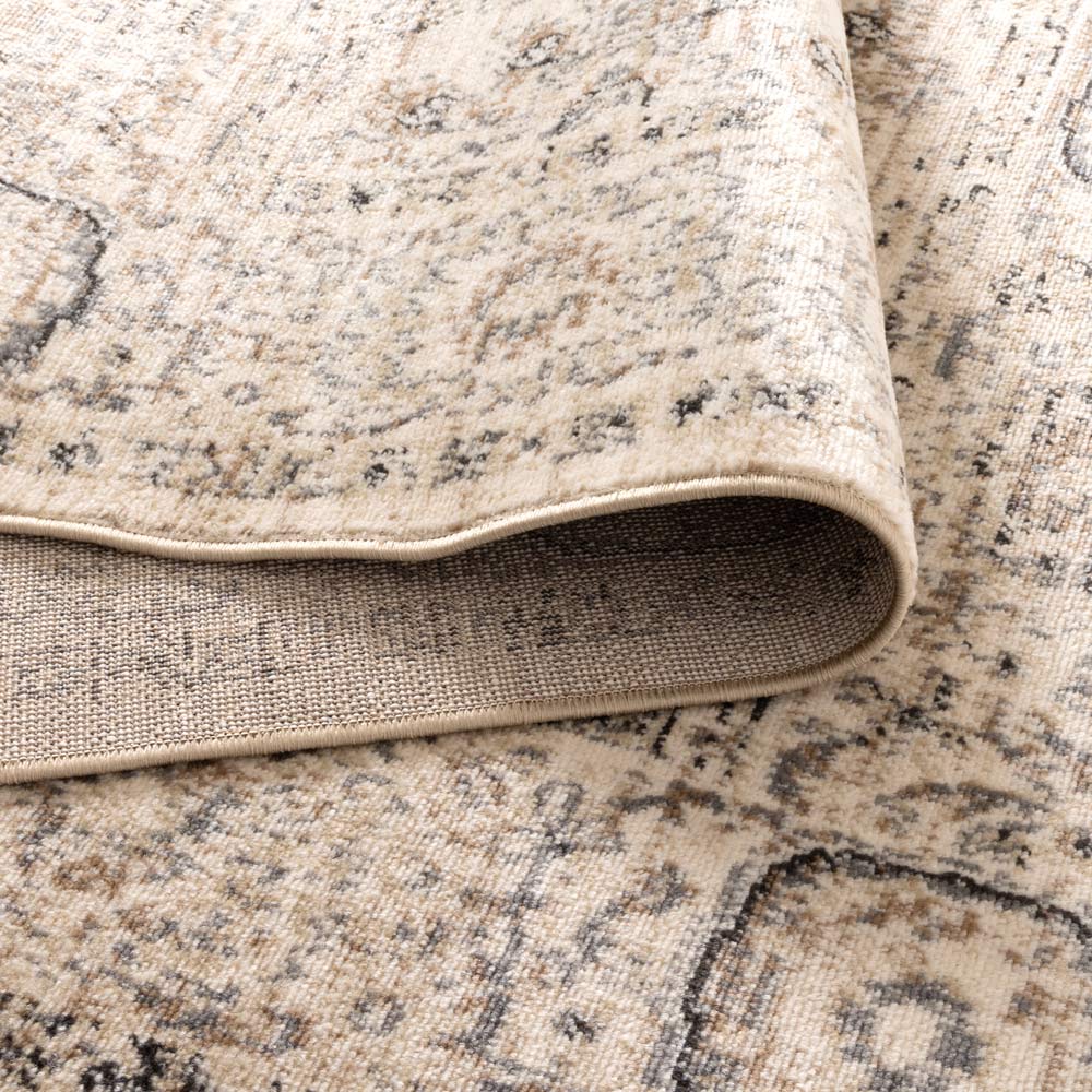 Arya Contemporary in Cream And Grey Rug