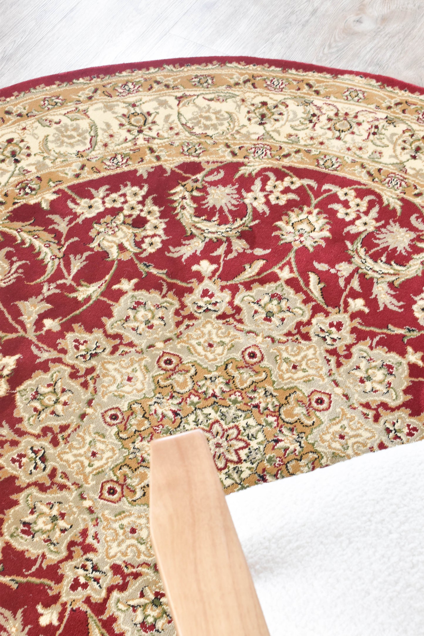 Alice High Density Turkish in Red : Round Rug
