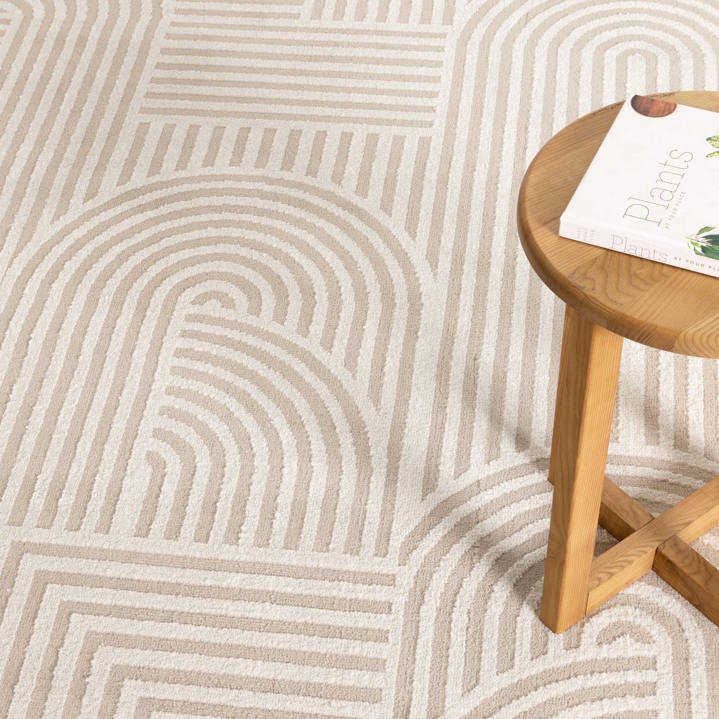 Sierra Arches in Beige & Ivory Rug