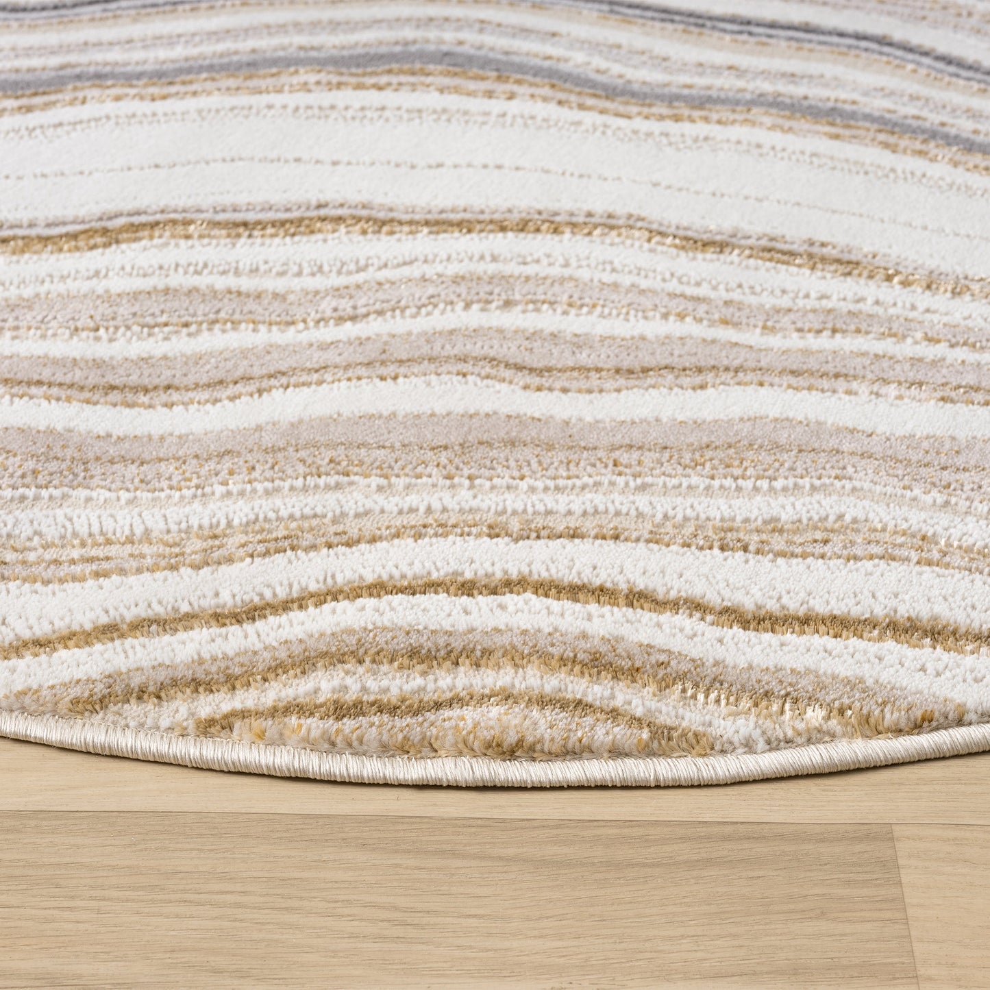 Amber Stone in Multicolured : Round Rug