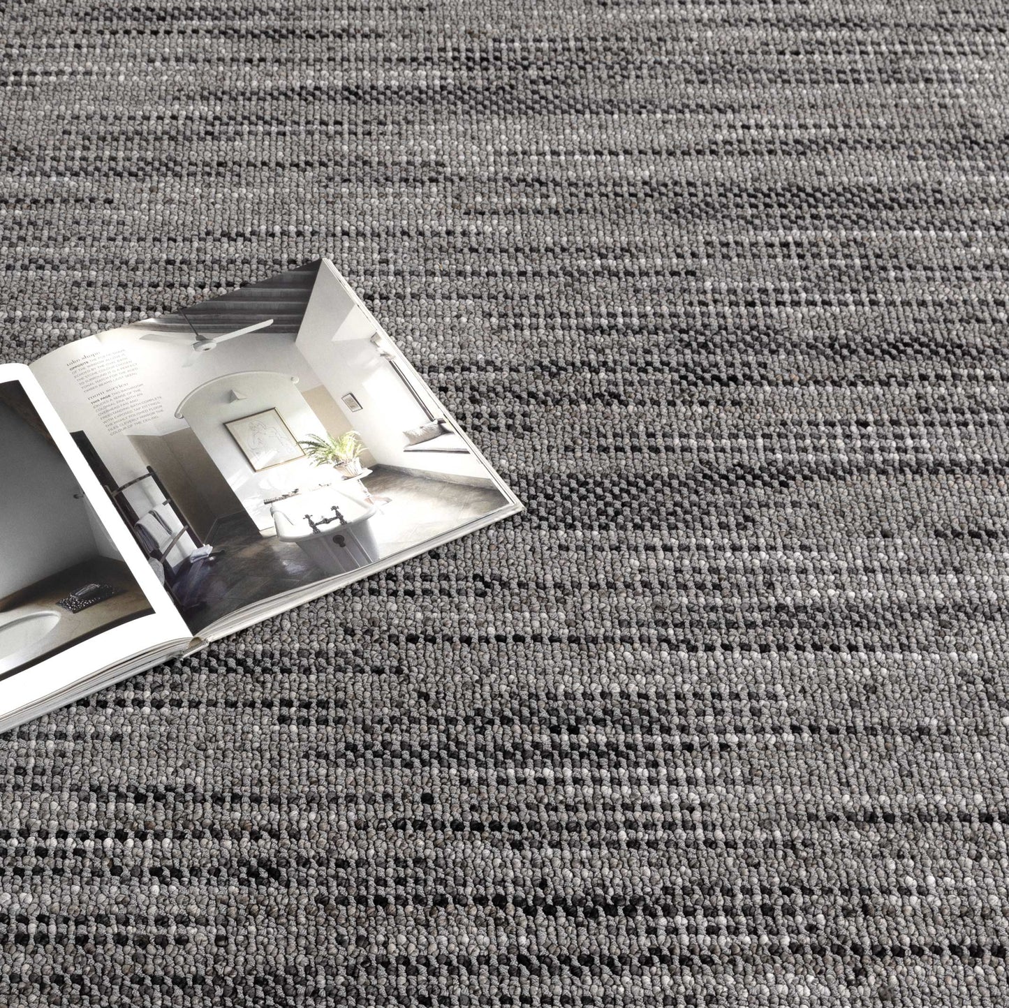 Berno Charcoal Loop Rug