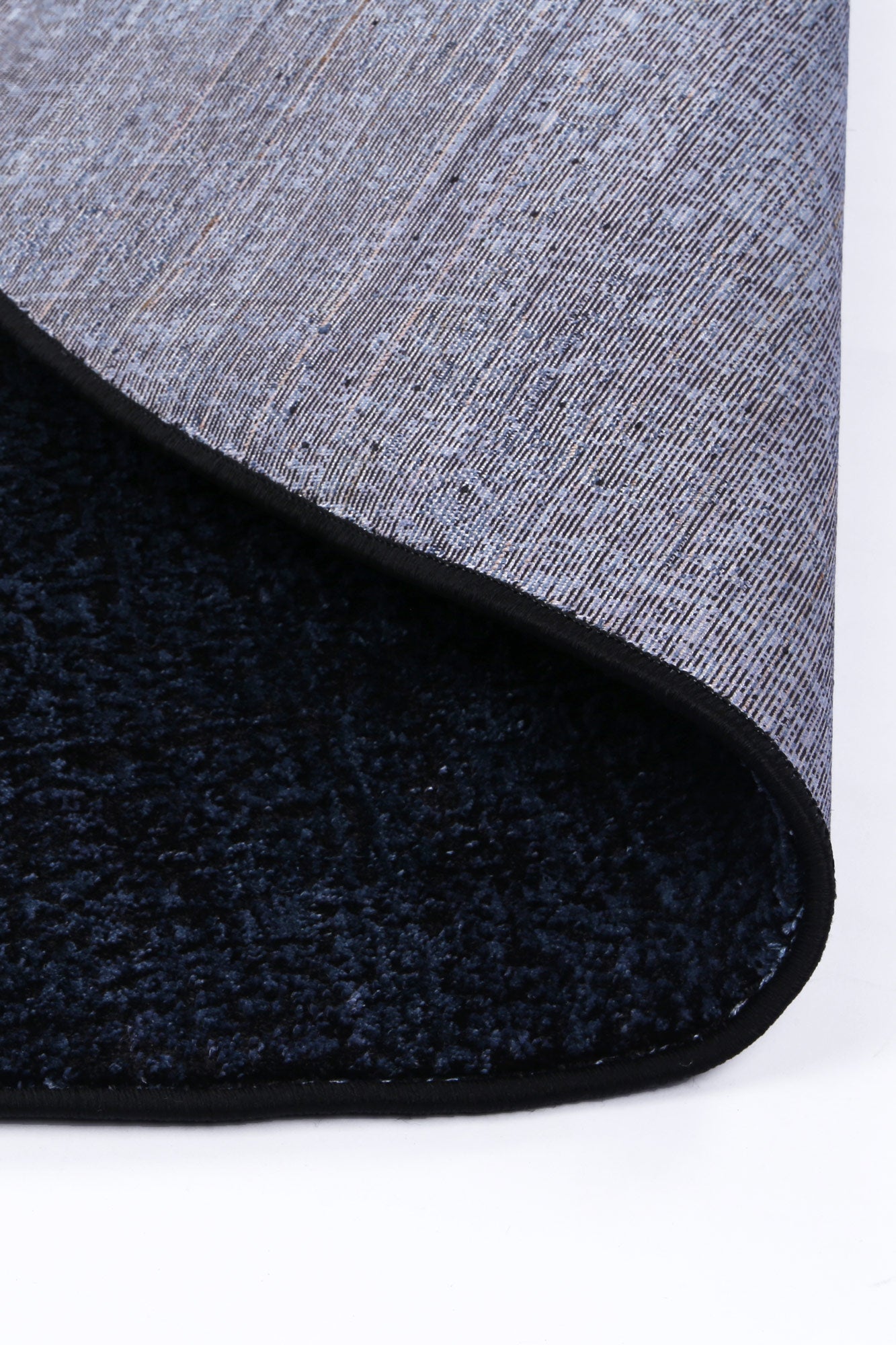 Brooklyn Distressed Oriental In Blue Round Rug