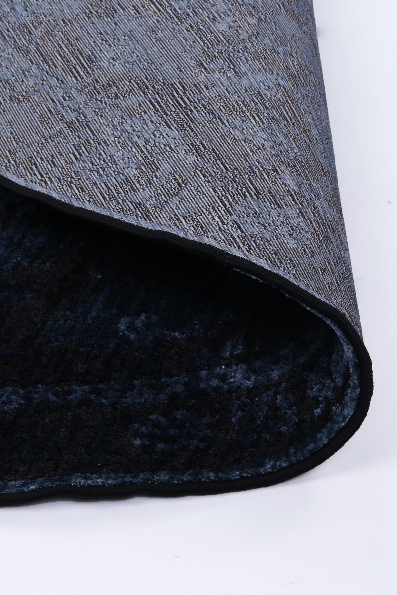 Brooklyn Vintage Oriental In Blue Round Rug