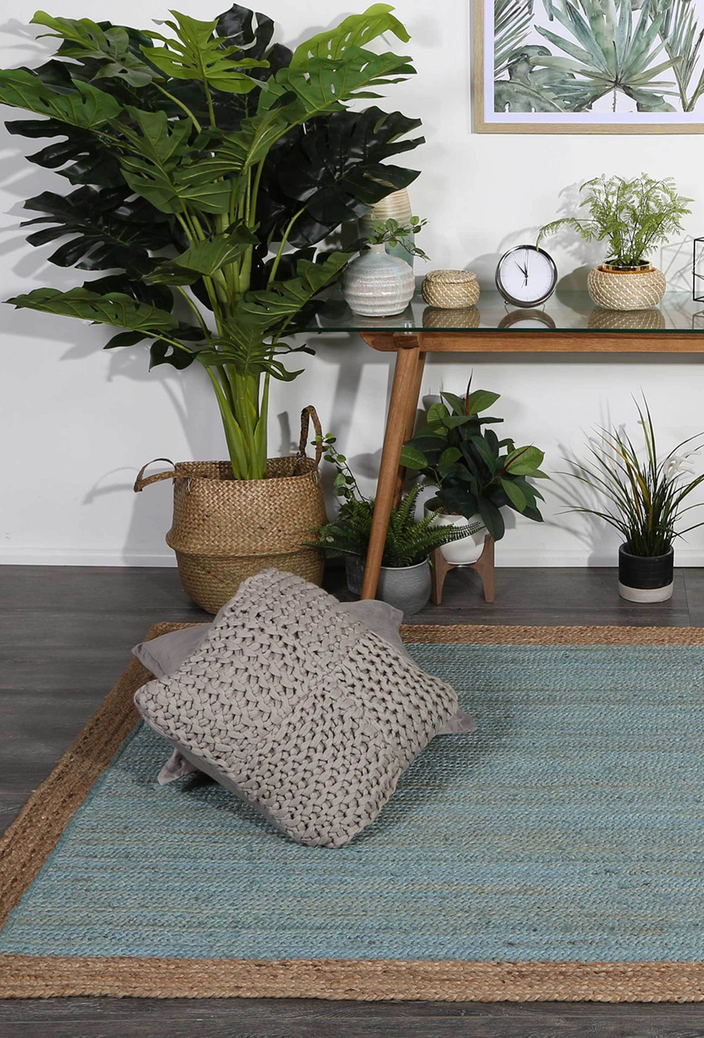 Hampton Centre Jute in Taupe Rug