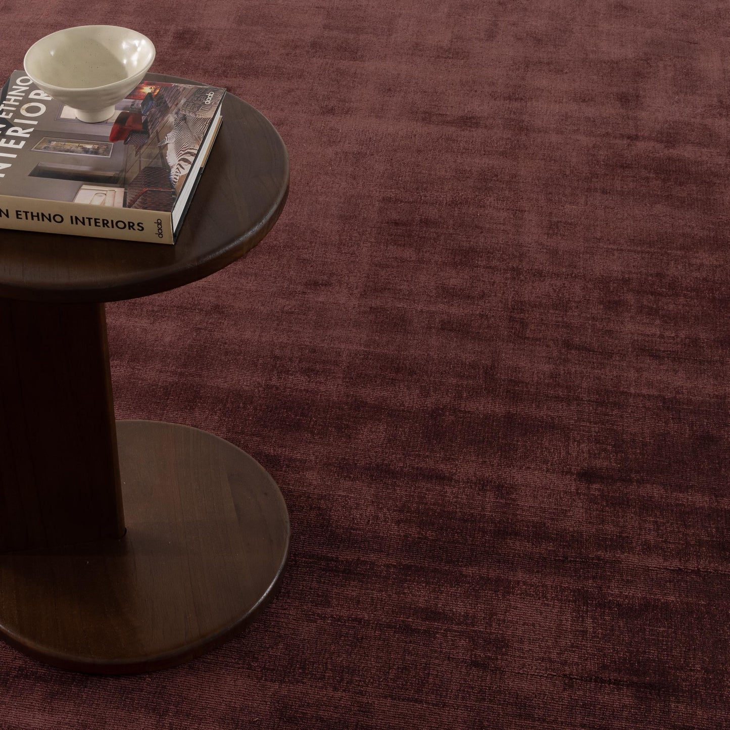 Reverie Chocolate In Cherry Rug