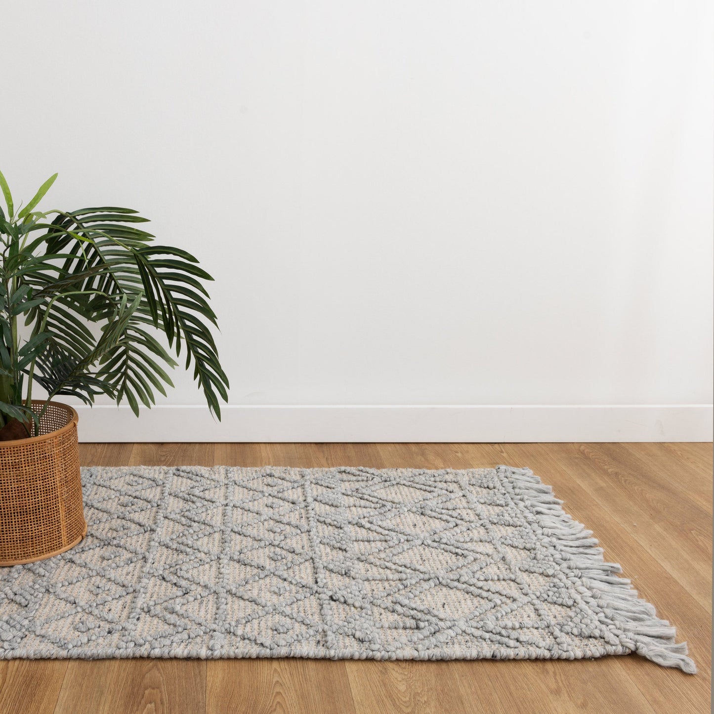 Diego Inca Grey Wool Rug