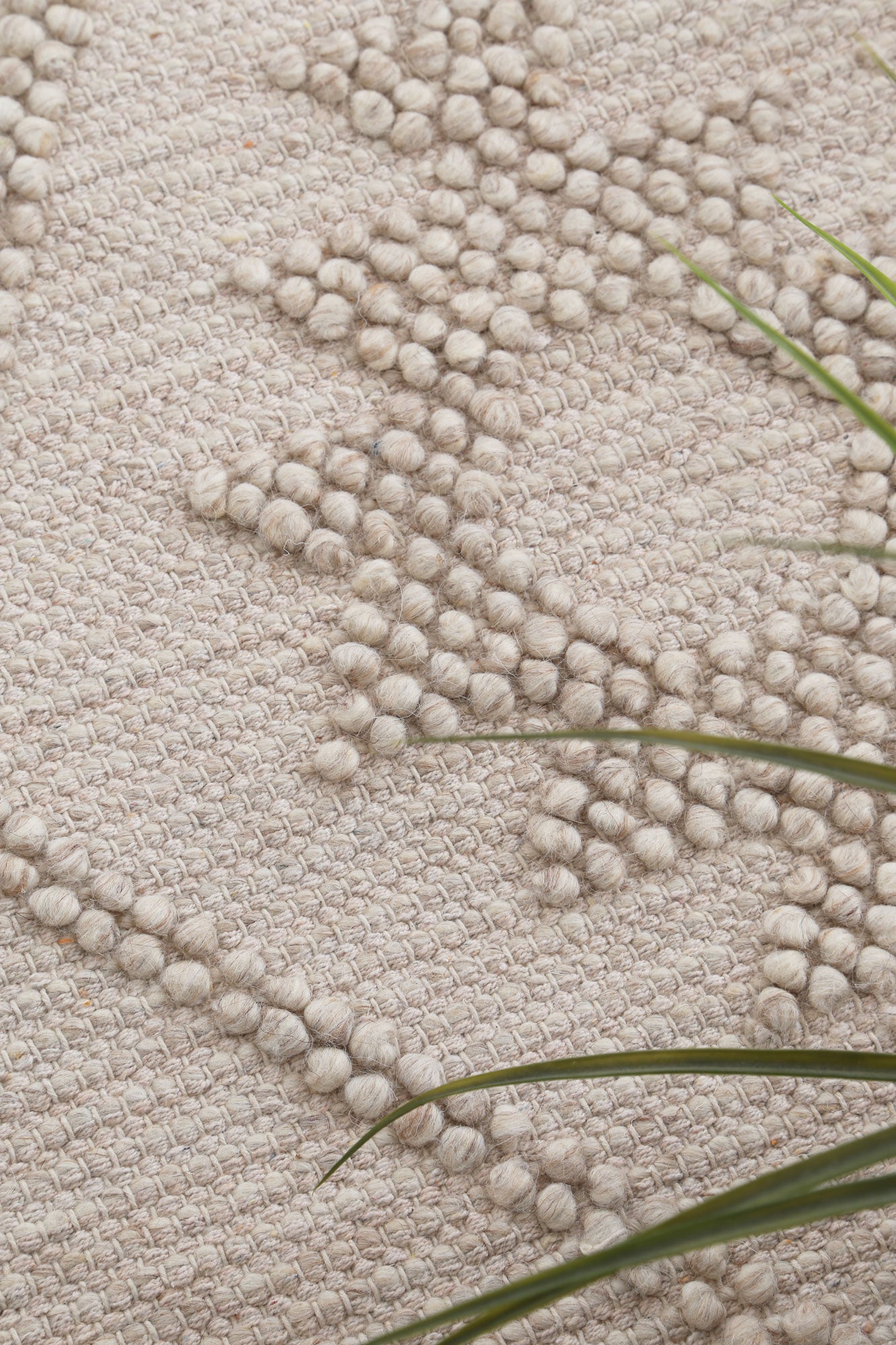 Diogo Geometric in Brown Wool Rug