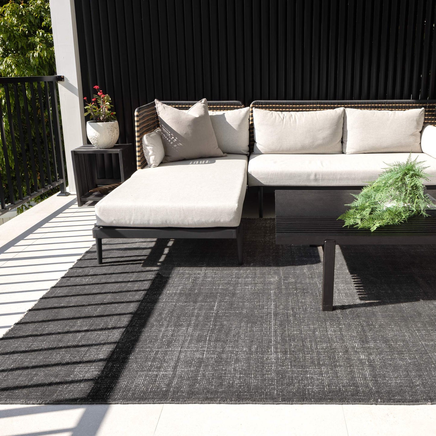 Harbour Indoor Outdoor in Grey Rug