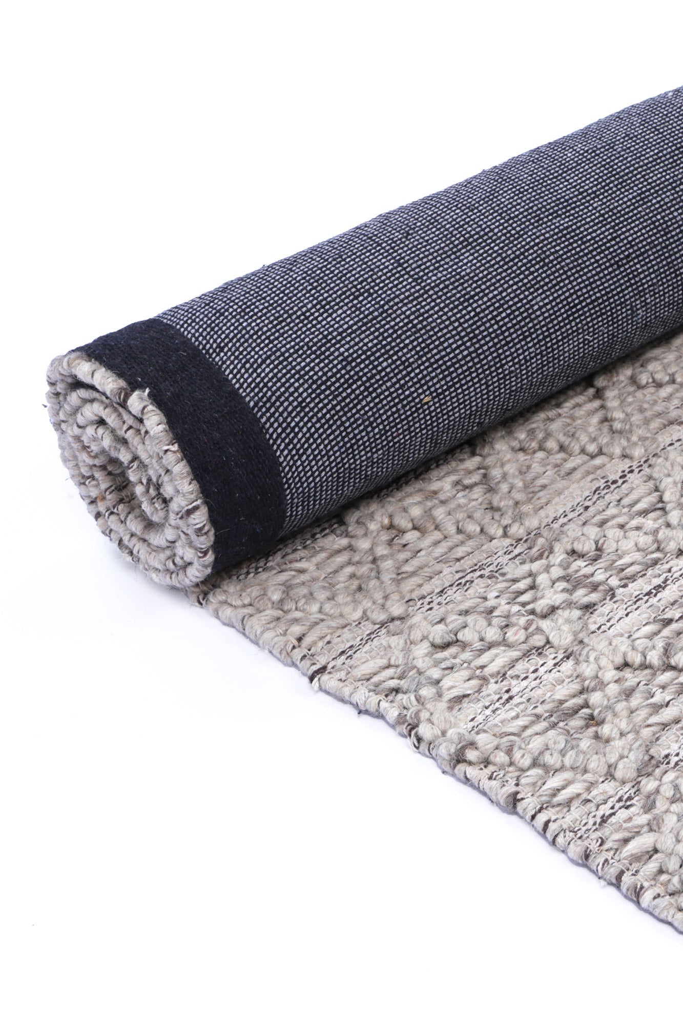 Himalaya Mosaic Tribal In Ash Wool Rug