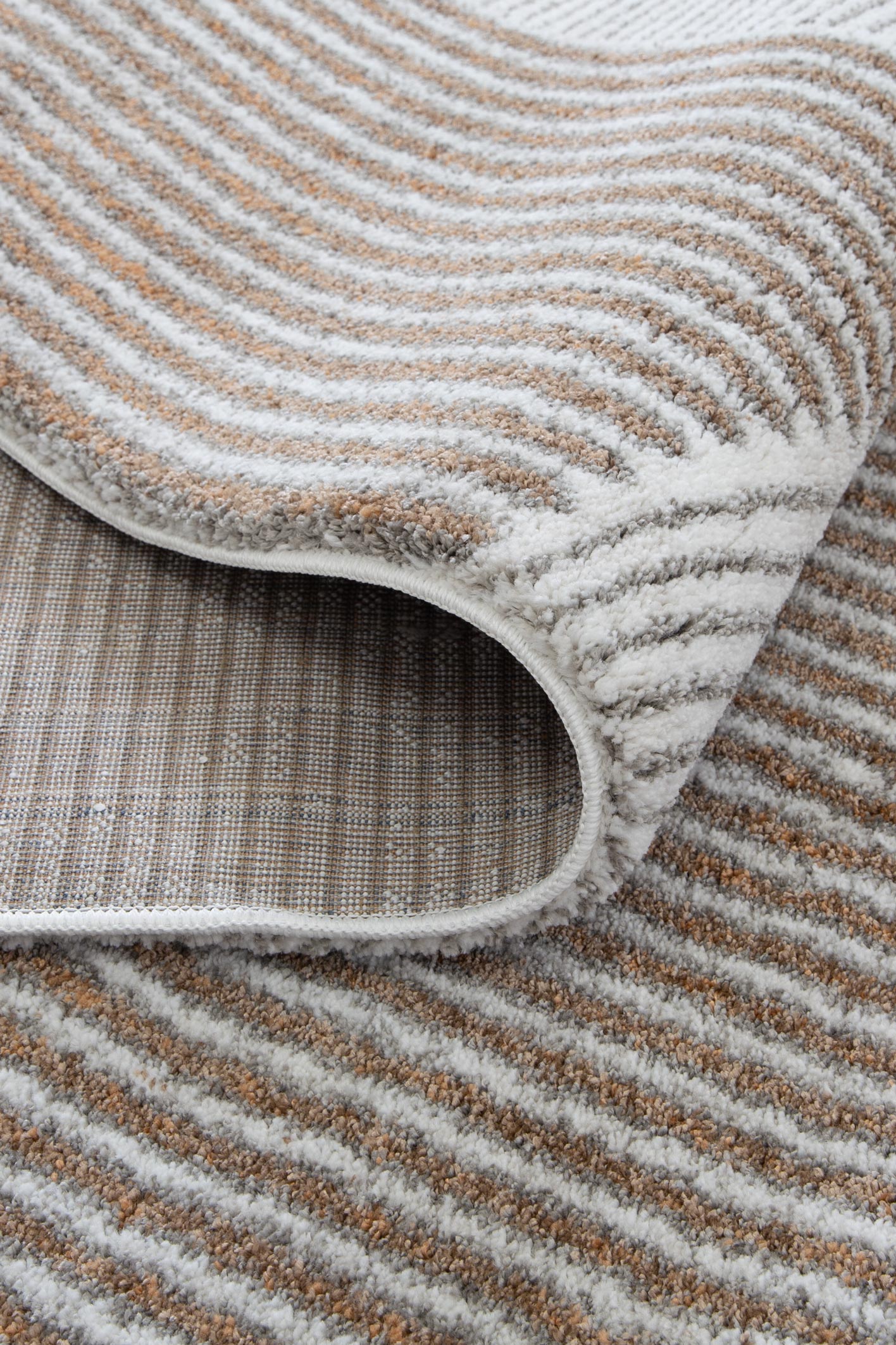 Indulgence Geo Lines In Beige Grey Rug