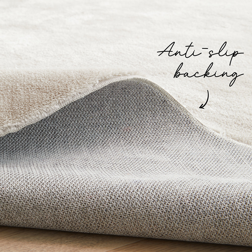 Jelly Bean Soft Machine Washable in Beige Rug