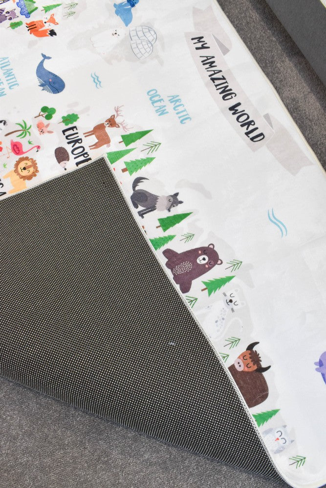 My Amazing World Machine Washable Kids Mat