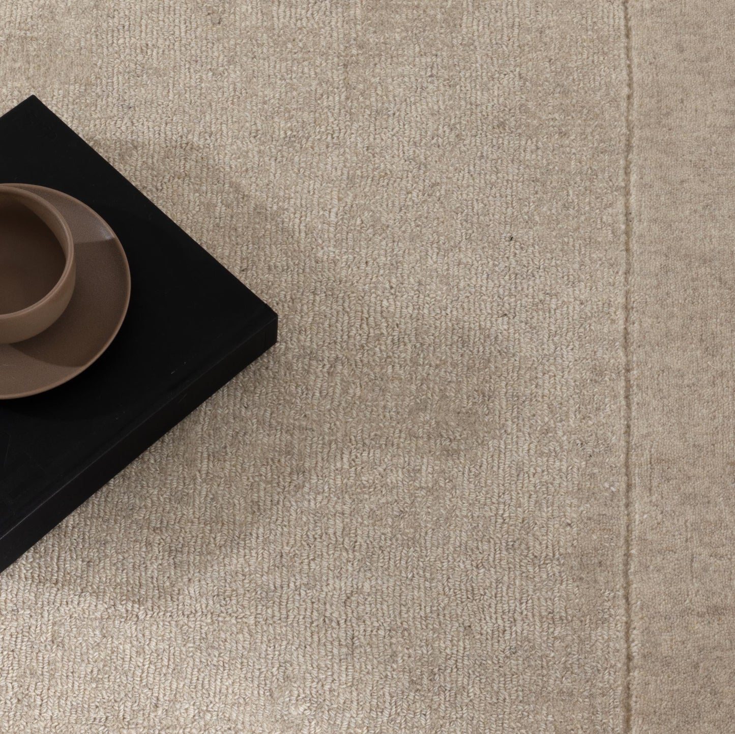 Sedona In Natural Border Wool Rug