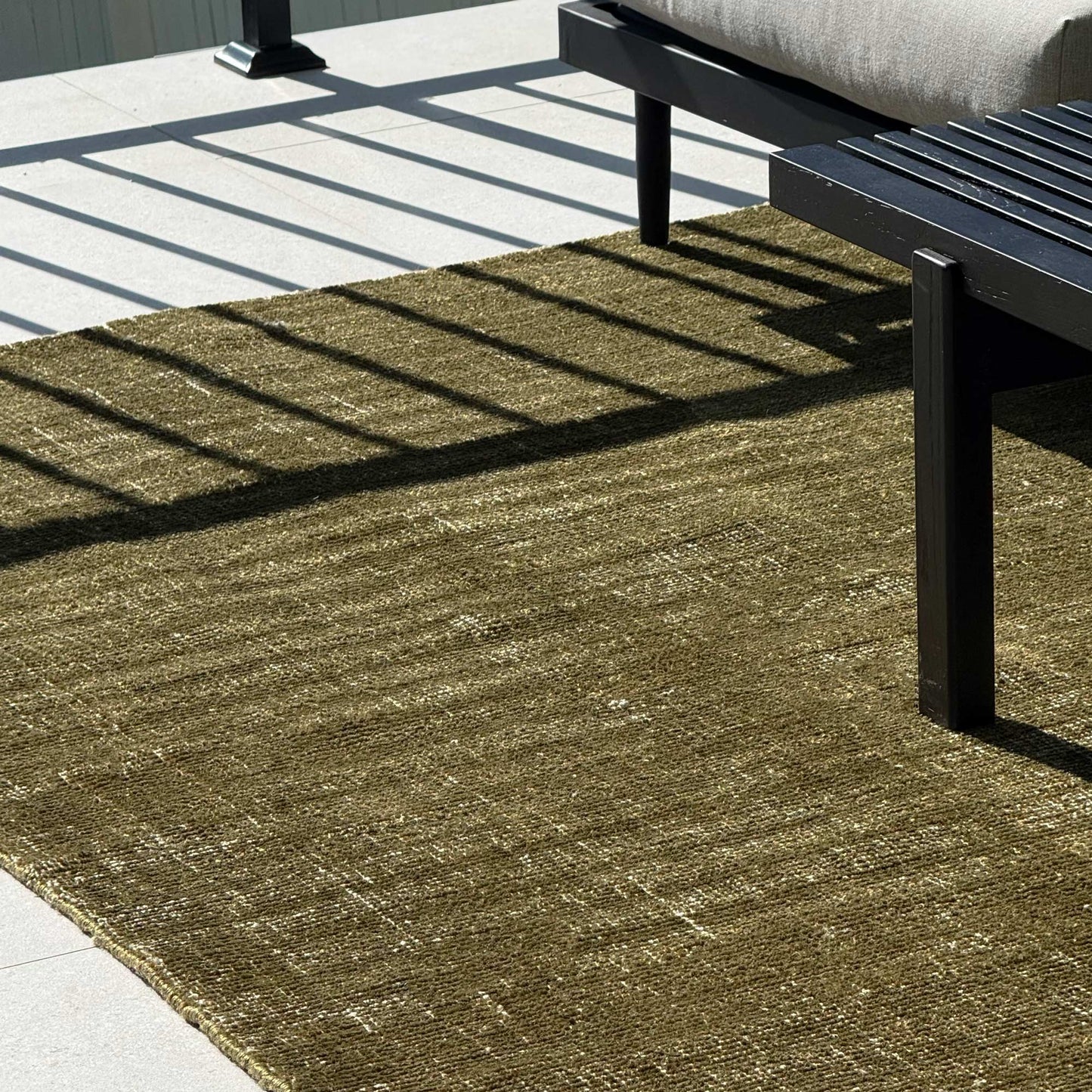 Harbour Indoor Outdoor in Olive Green Rug