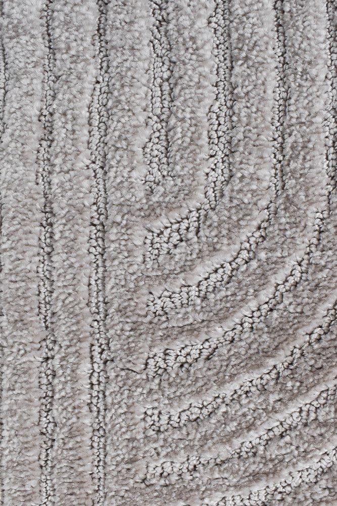 Ontario Taupe Geometric Style in Grey Rug