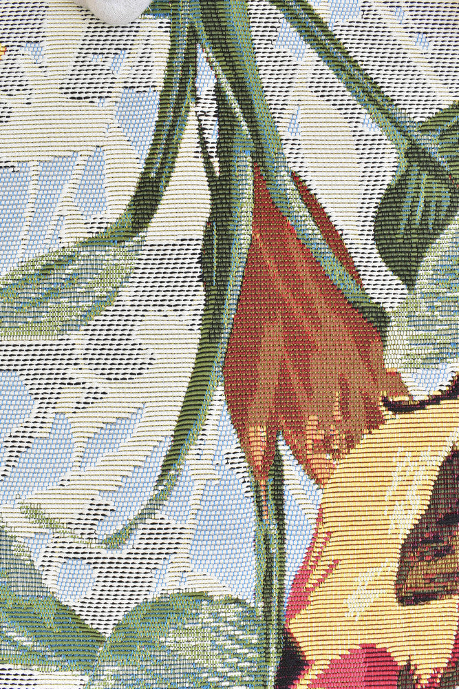 Paradise Birds In Sky Blue Colour Rug