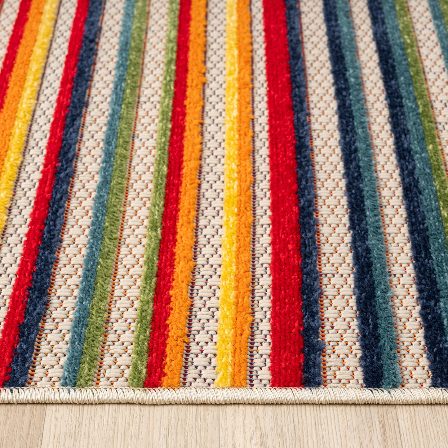 Paradise Bold Tropical & Outdoor Shed Resistant in Multicolour : Runner Rug