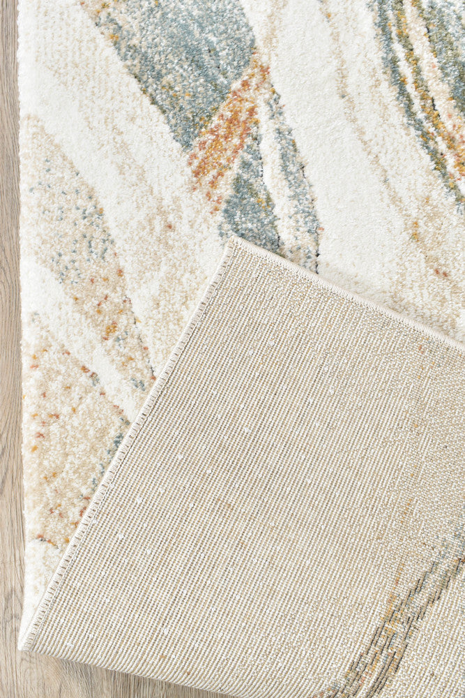 Sofia Emerald Beige & Cream : Runner Rug