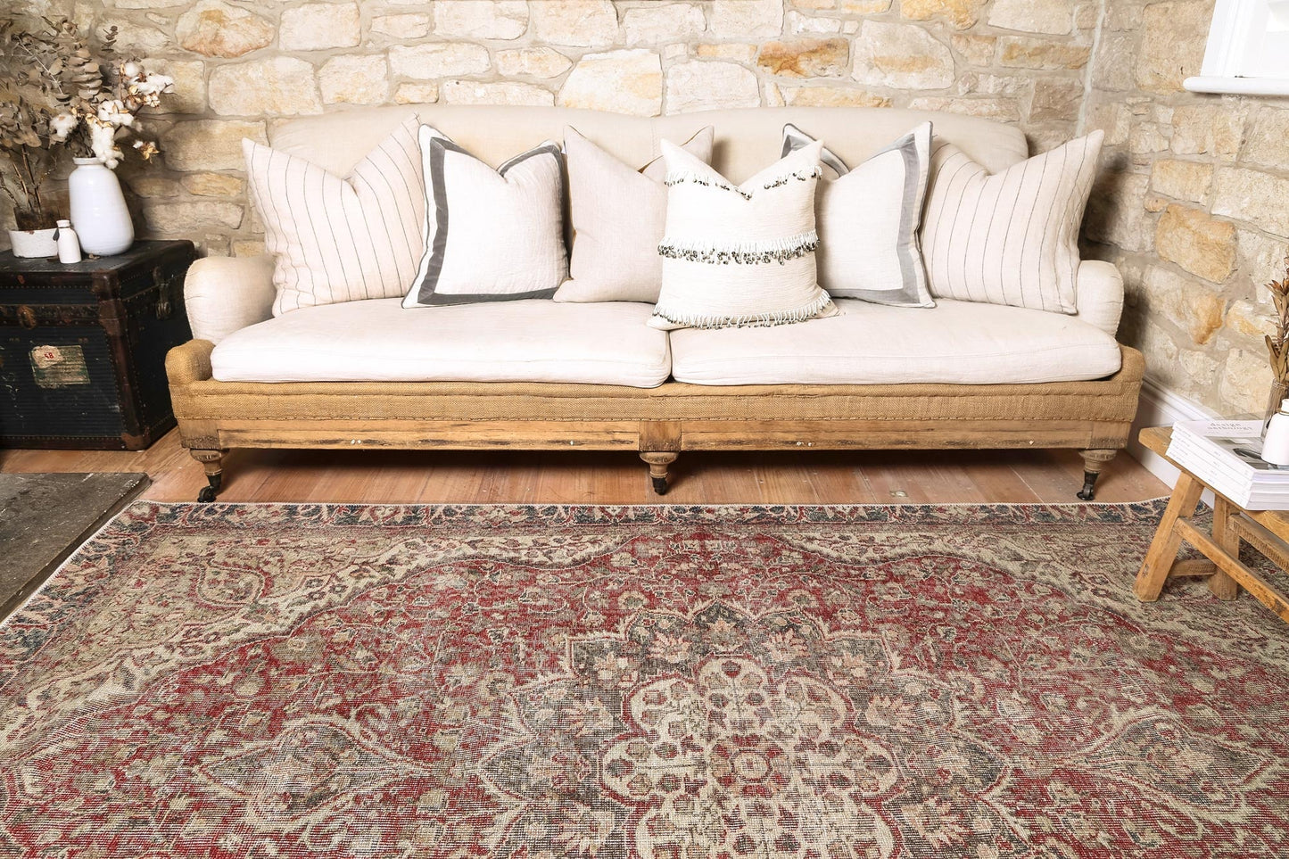 Treasure Matisse Red Washable Rug - VITAL 2869-00