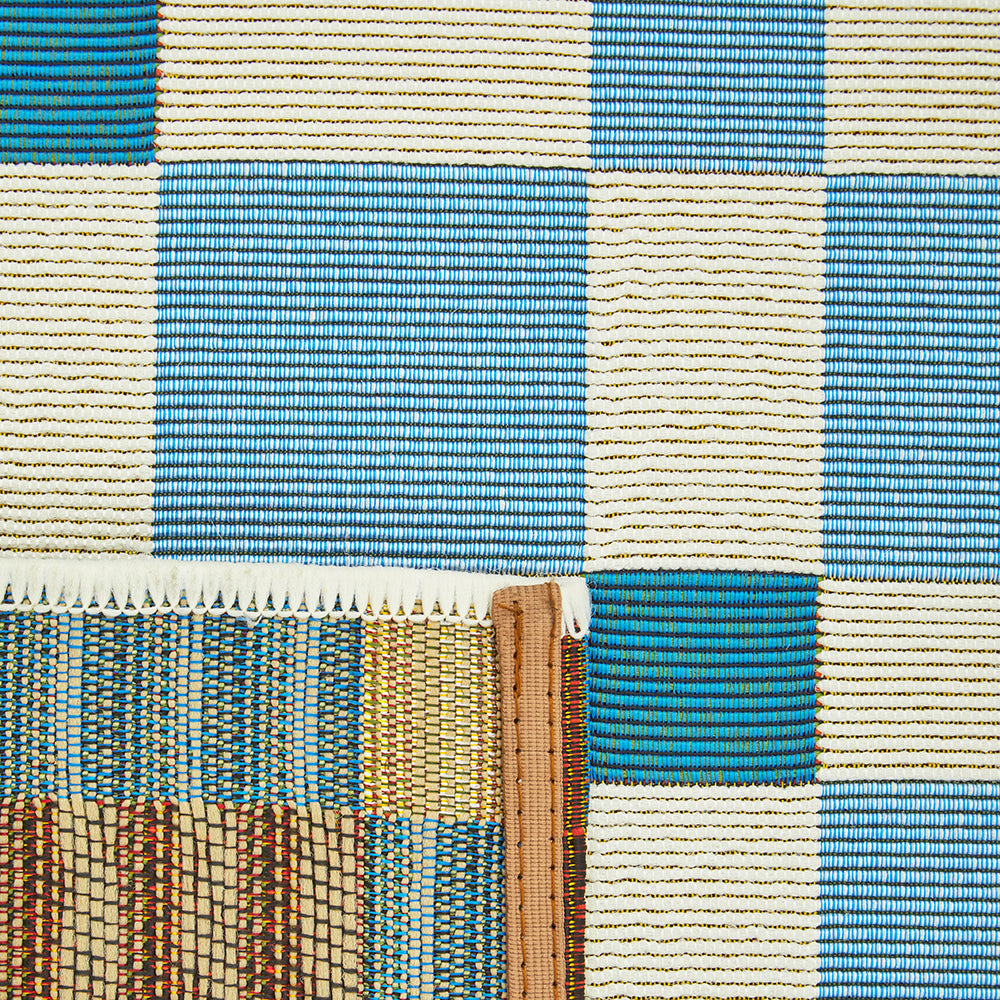 Vista Tito Blue Colour : Runner Rug