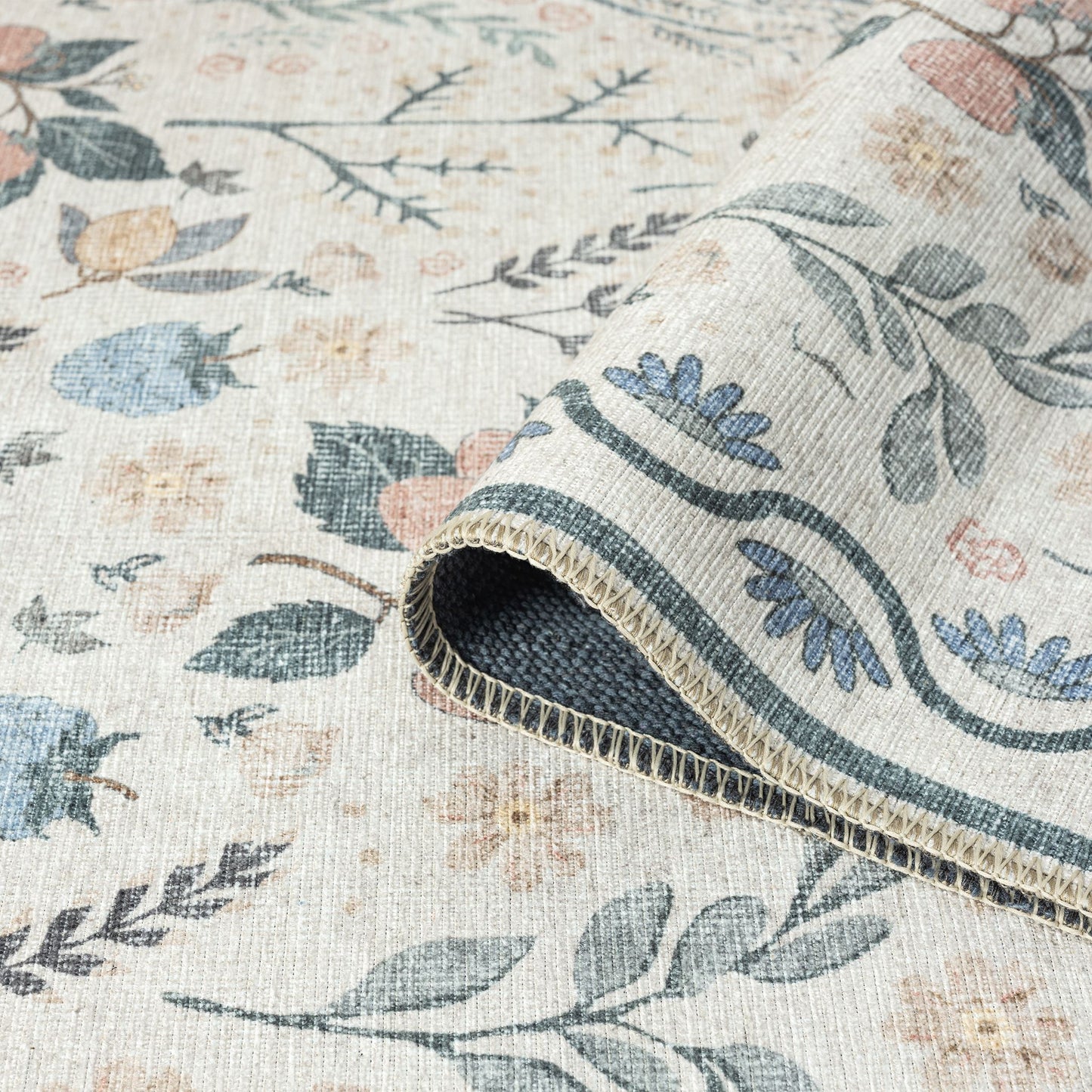 Vintage in Pebble Multi Colour : Runner Rug