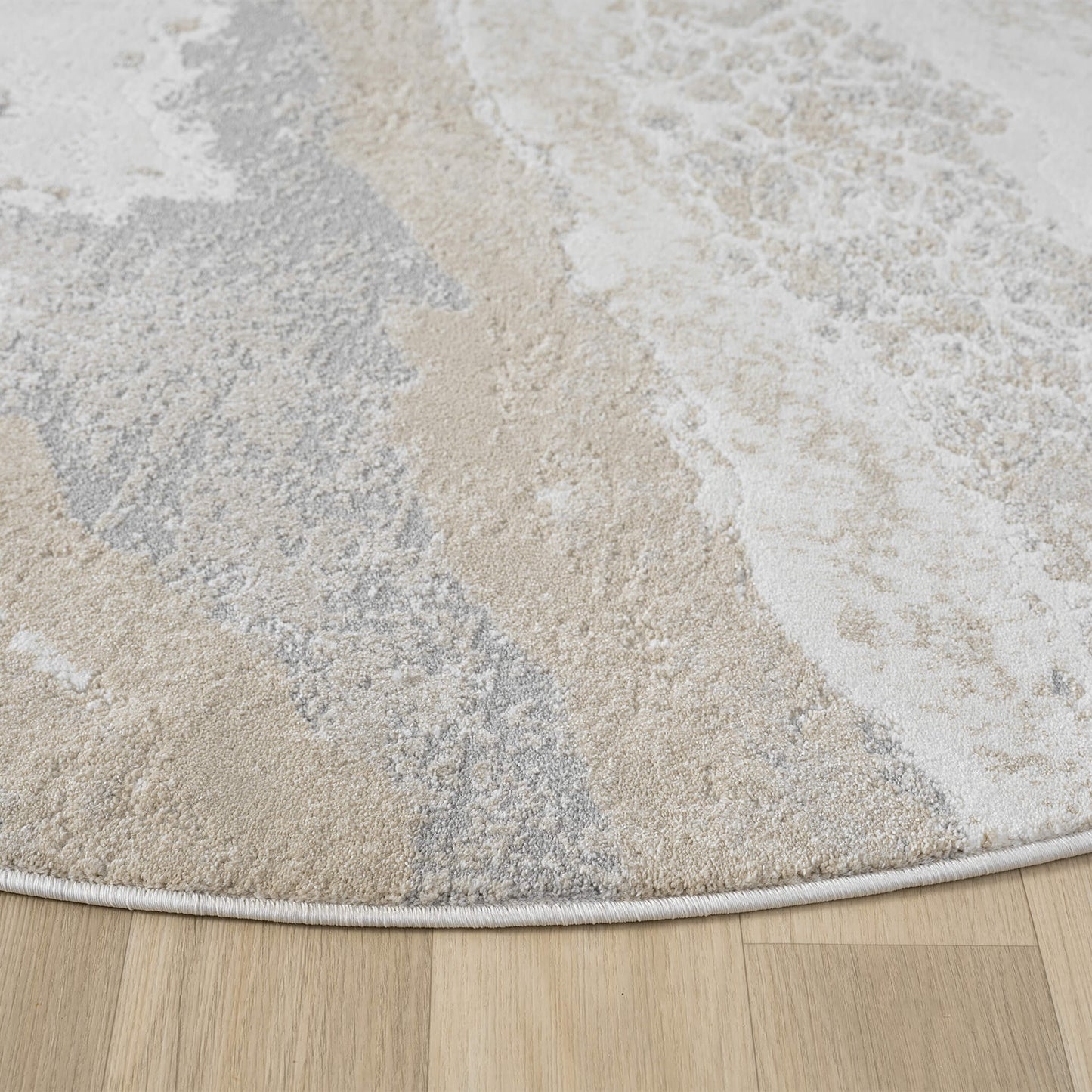 Weston Slate in Beige Colour : Round Rug