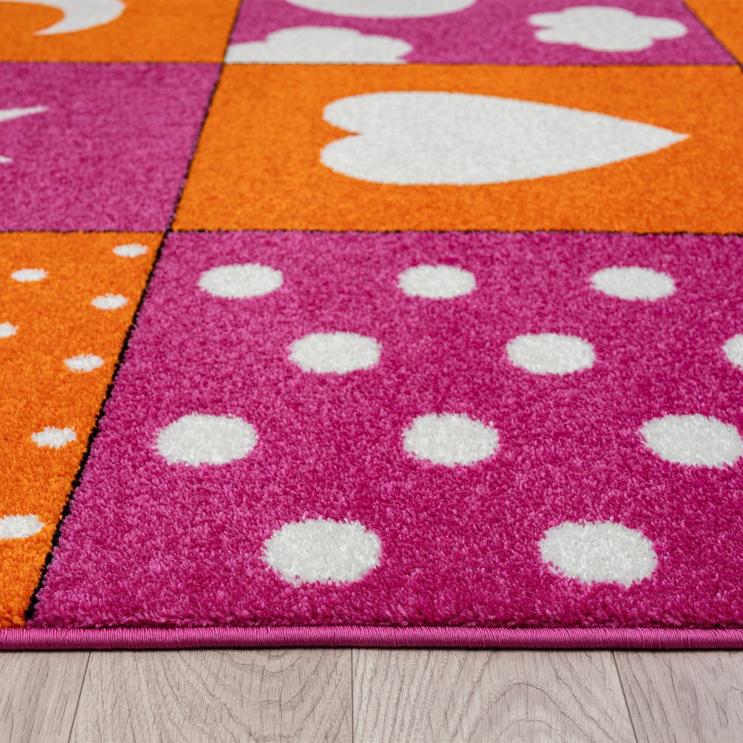 Kidsville 573 in Pink Rug