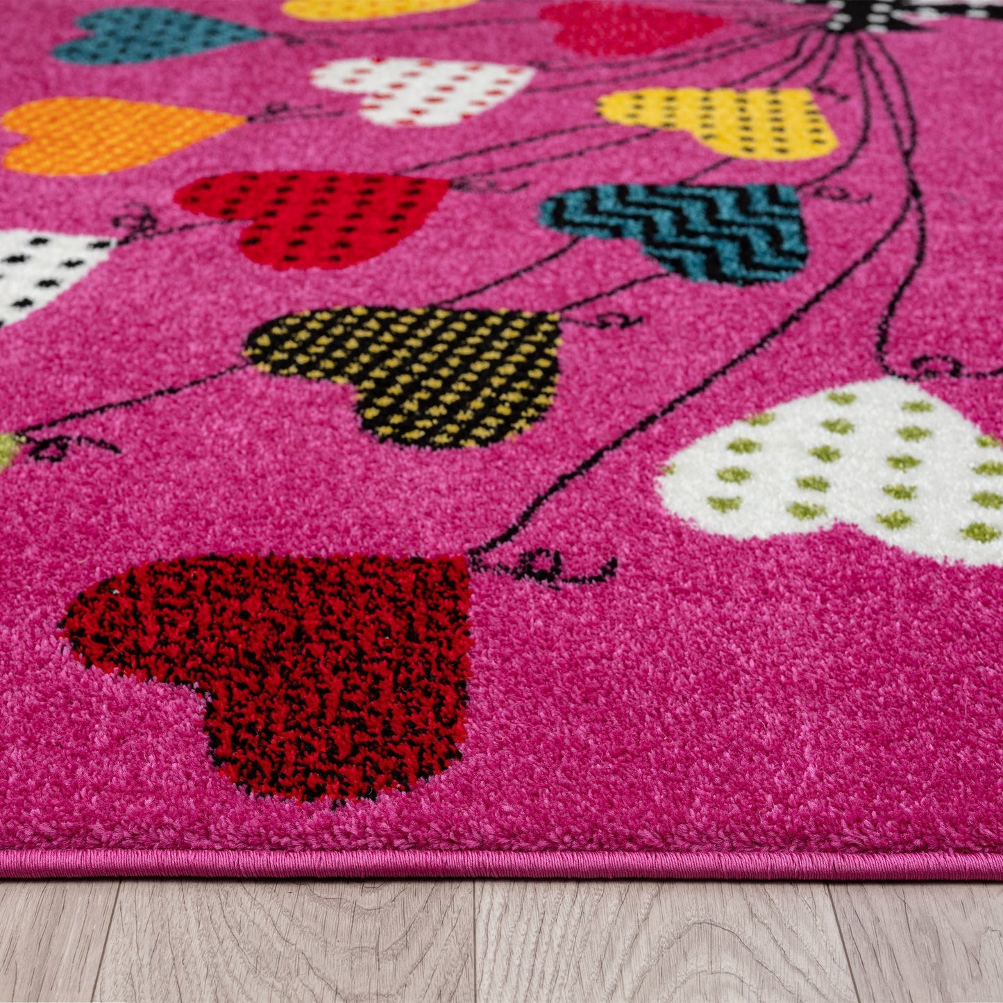 Kidsville 576 in Pink Rug