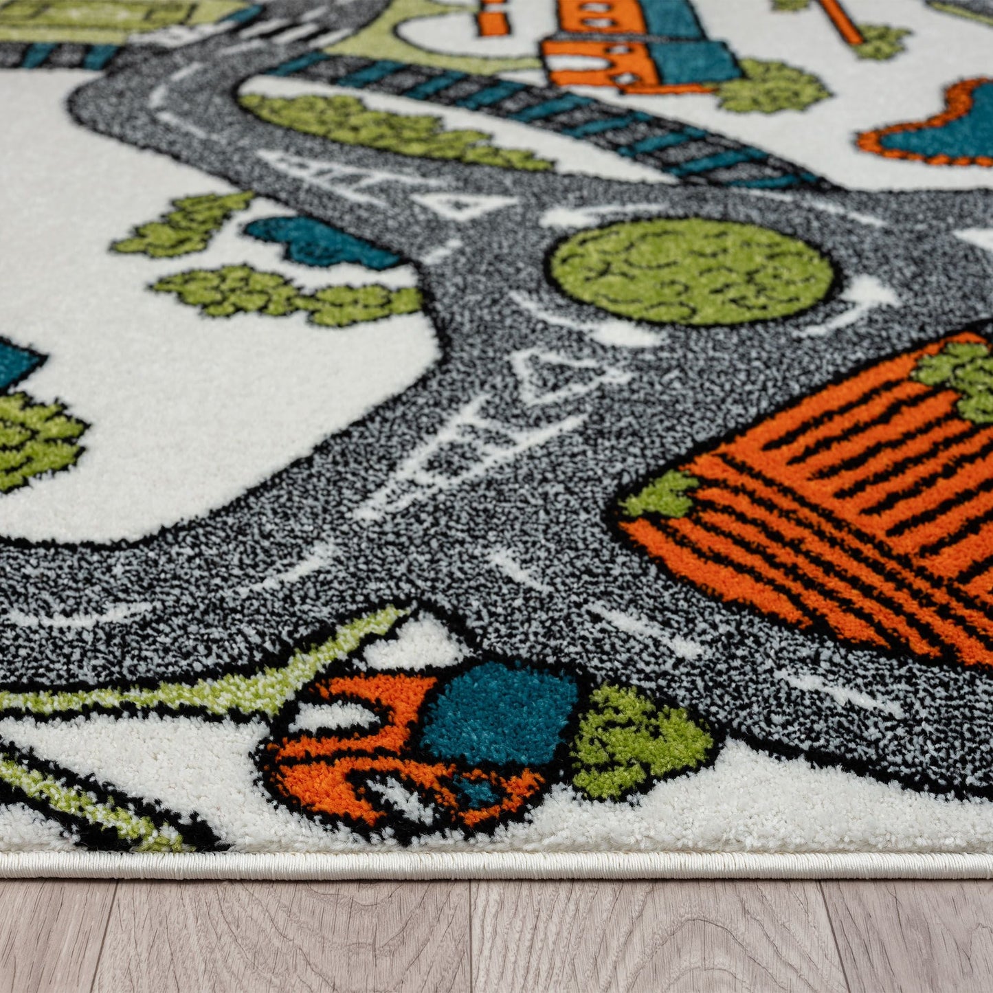 Kidsville 575 in Cream Rug