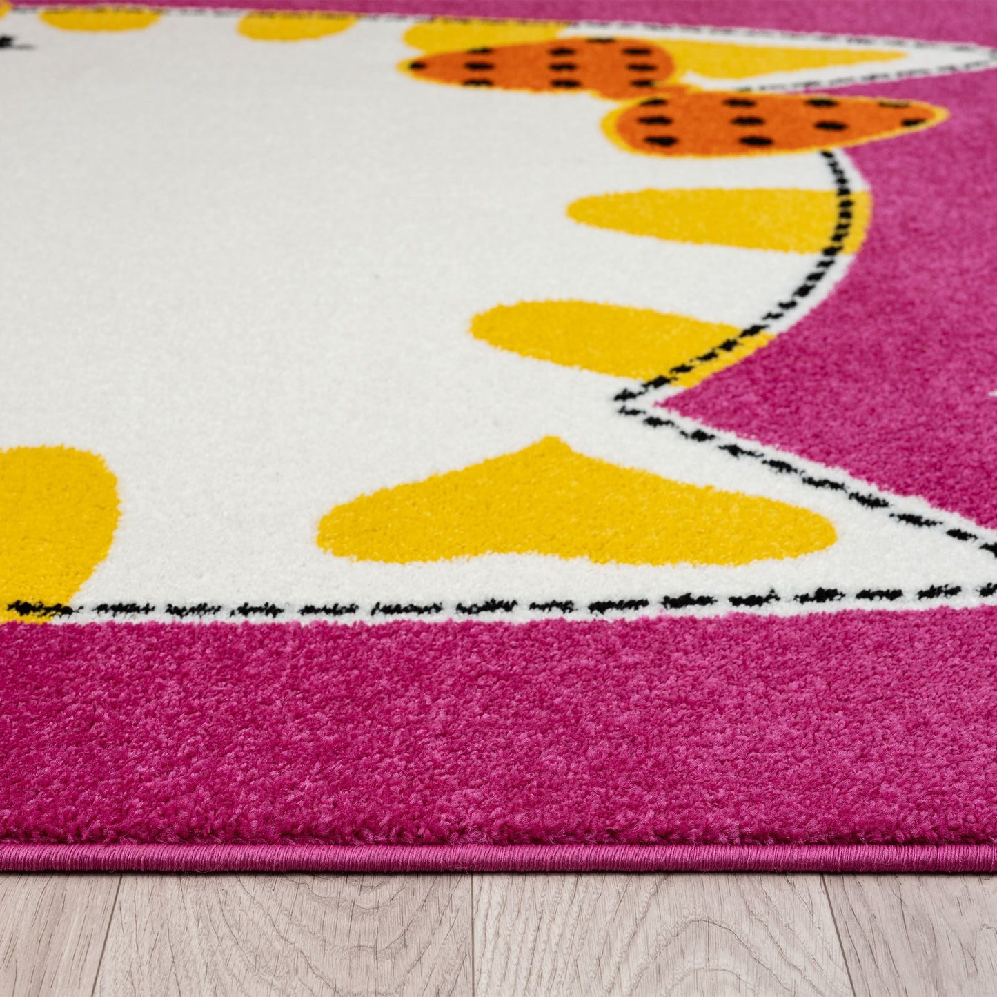 Kidsville 571 in Pink Rug
