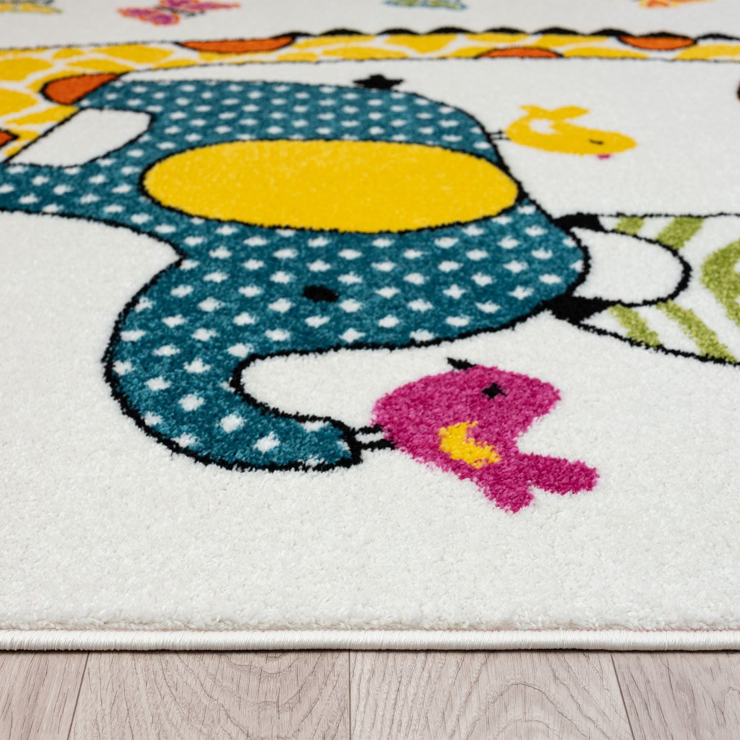 Kidszone 586 in Cream Rug