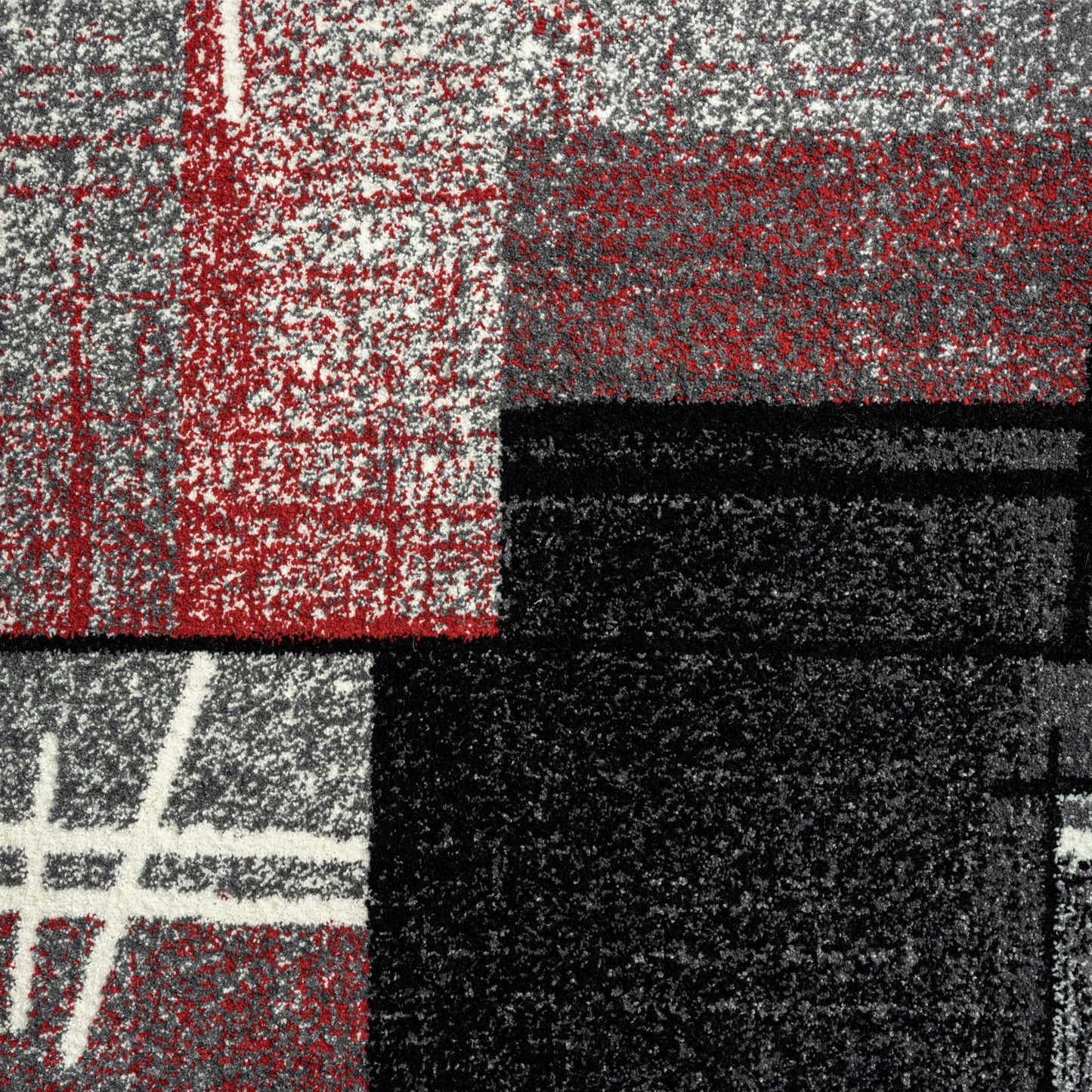 Triton Red & Charcoal Rug