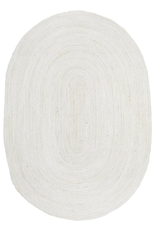 Bondi In White : Oval Rug