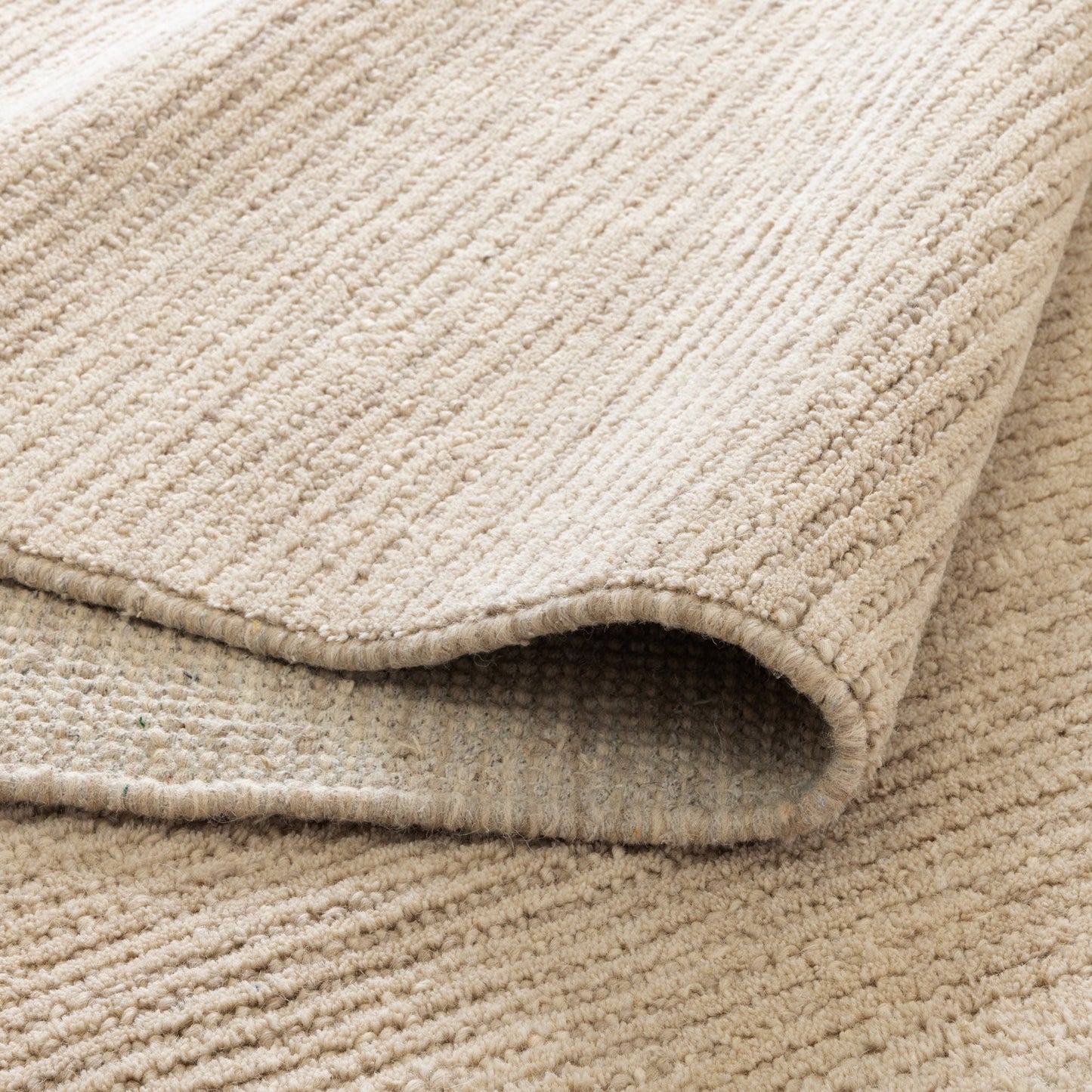 Eco Breeze Wool In Beige Rug