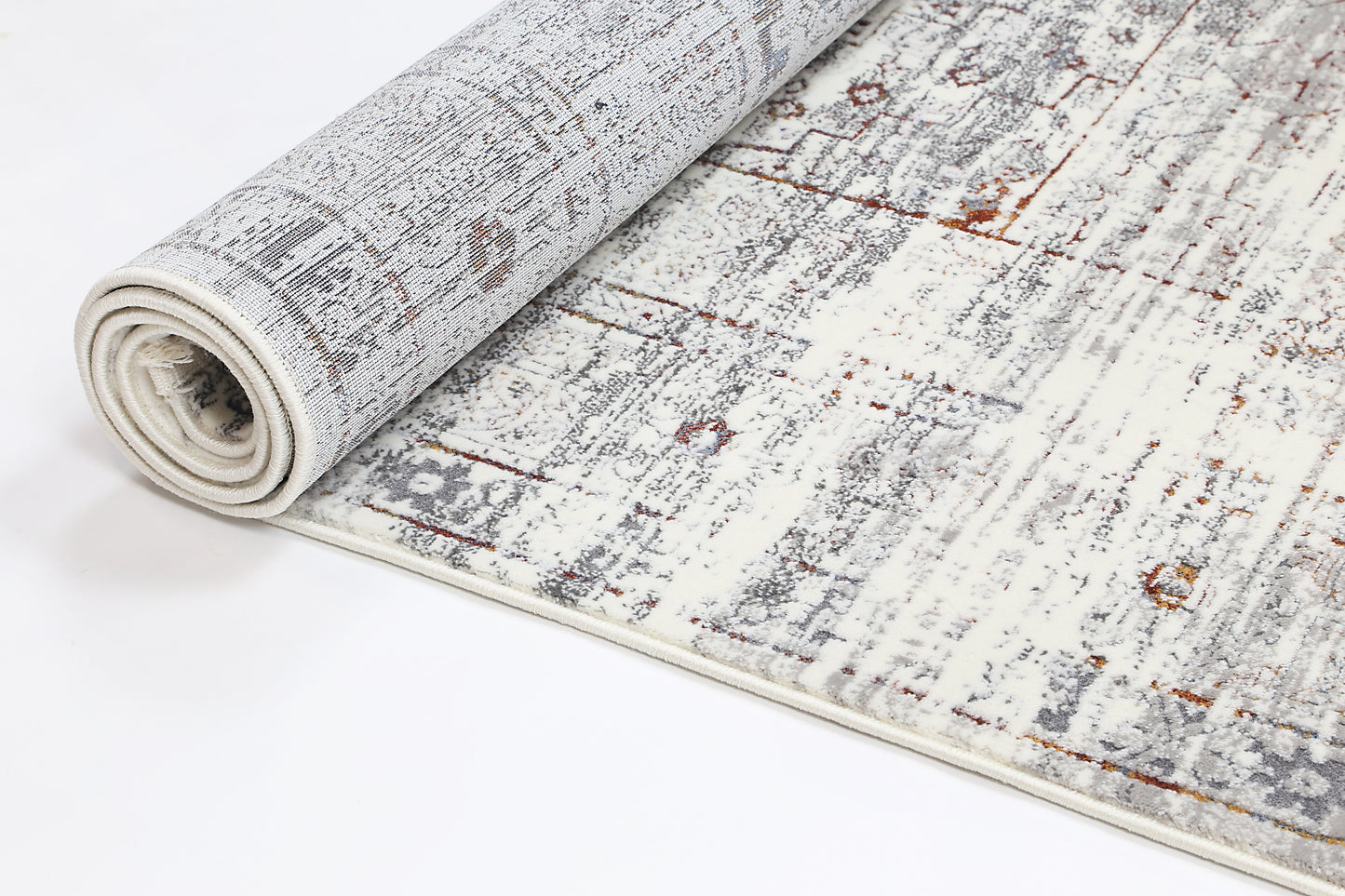 Eden Traditional Rug In Grey & Multi