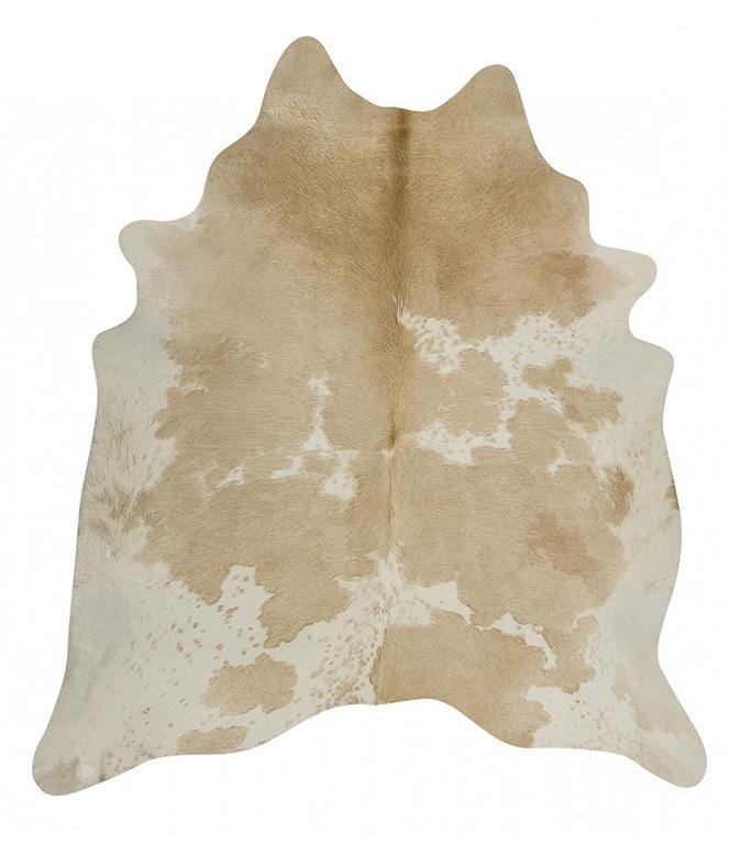 Natural Cowhide in Beige & White Rug