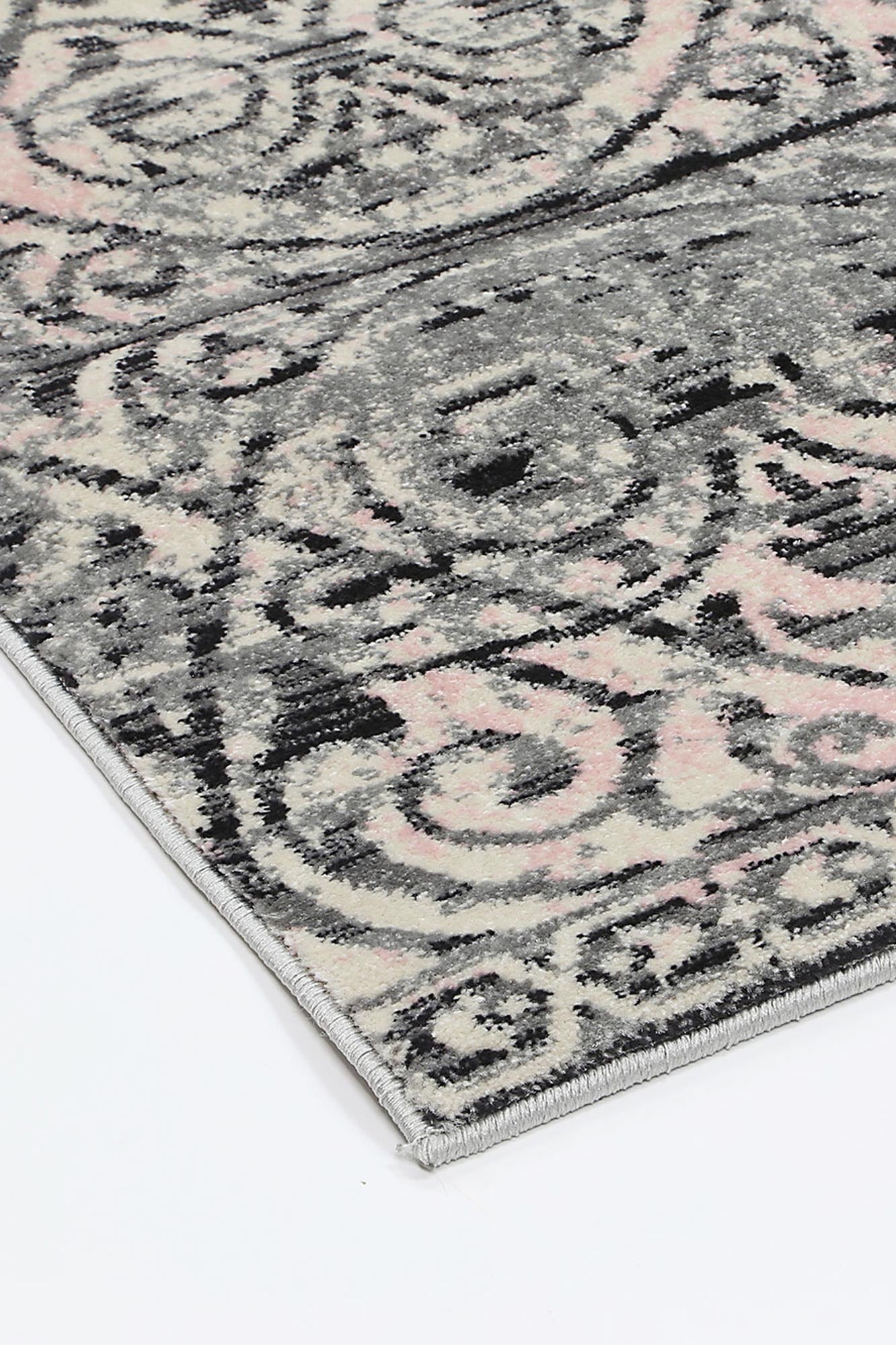 Delicate Katherine In Pink & Grey Rug