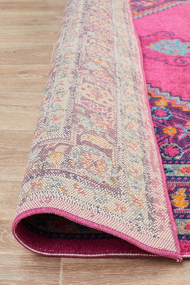 Eternal Diamond Rug In Pink & Multi
