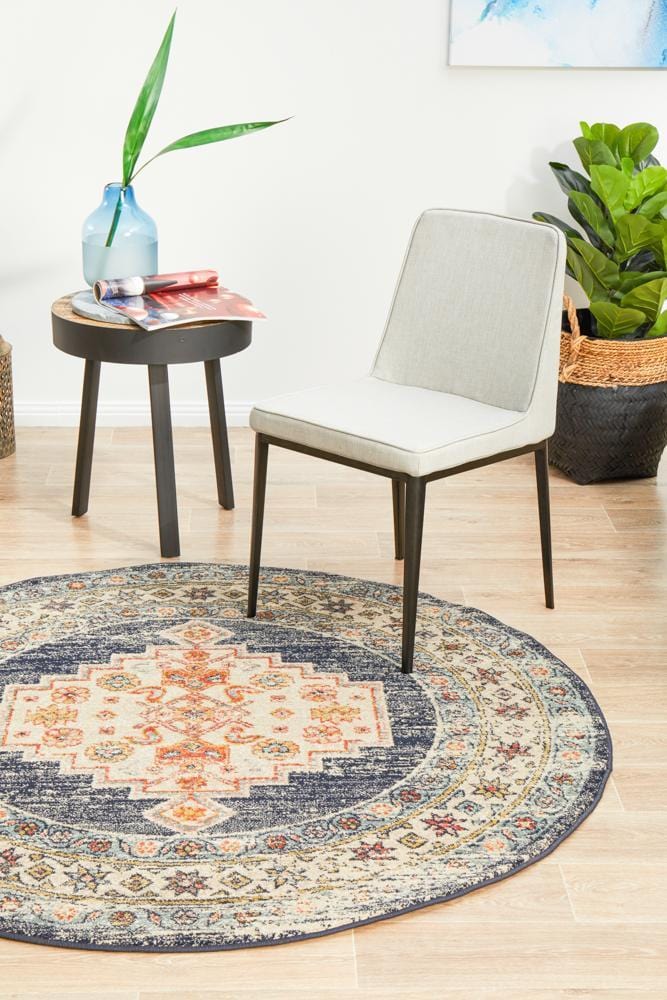 Round Legacy Rug In Ecru