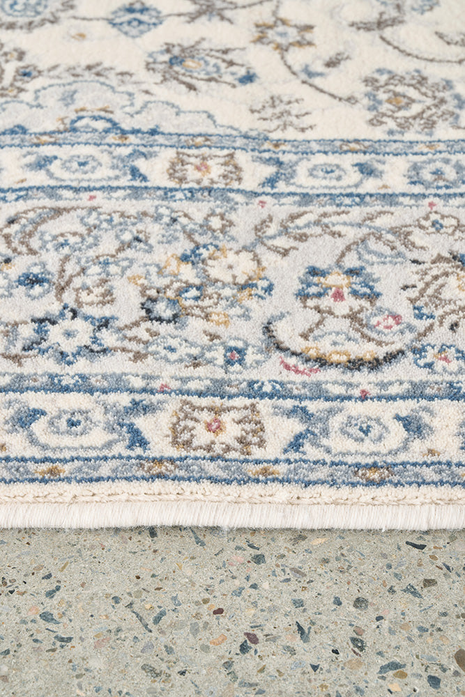 Melody Kashan In Ivory Rug