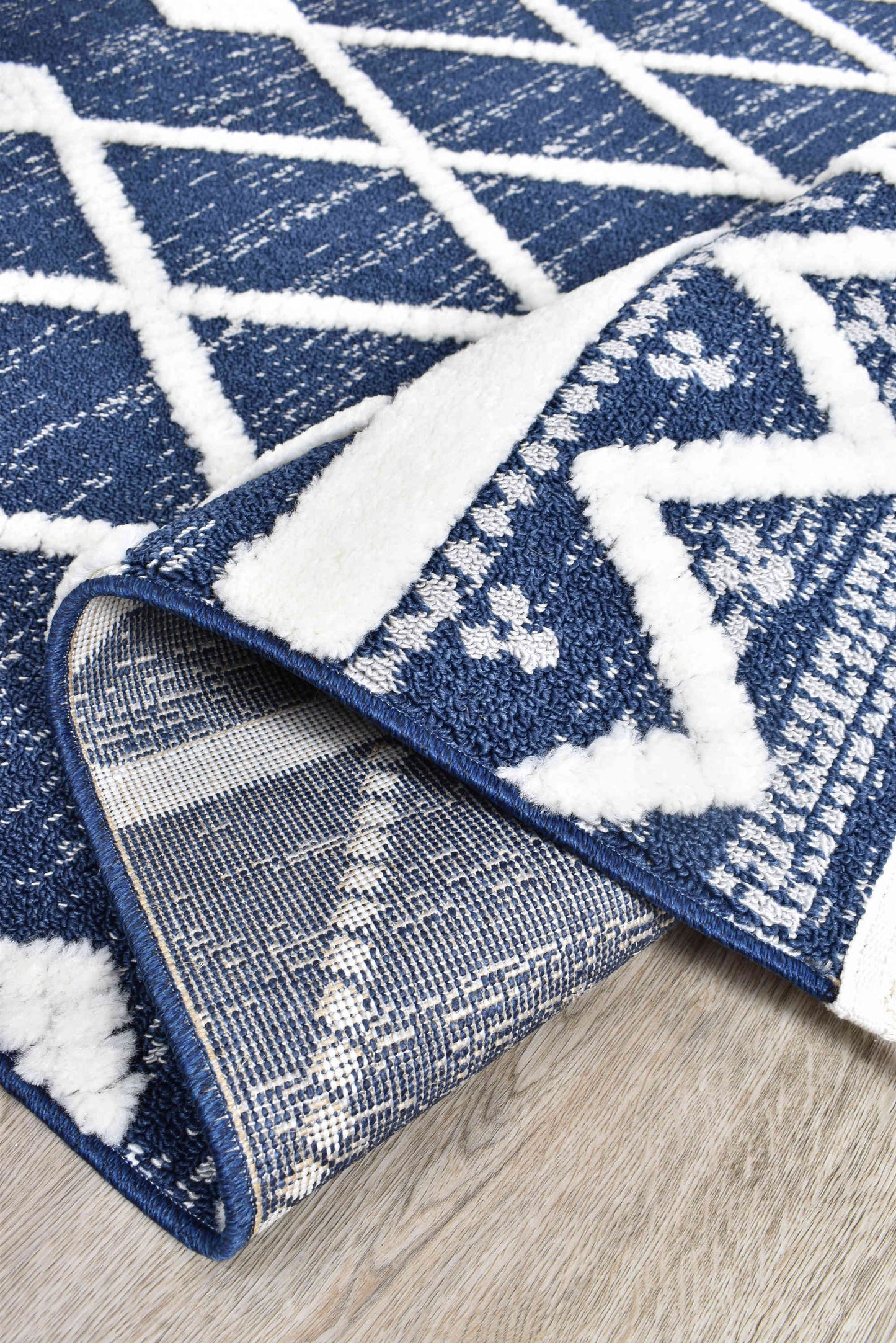August in Navy Rug