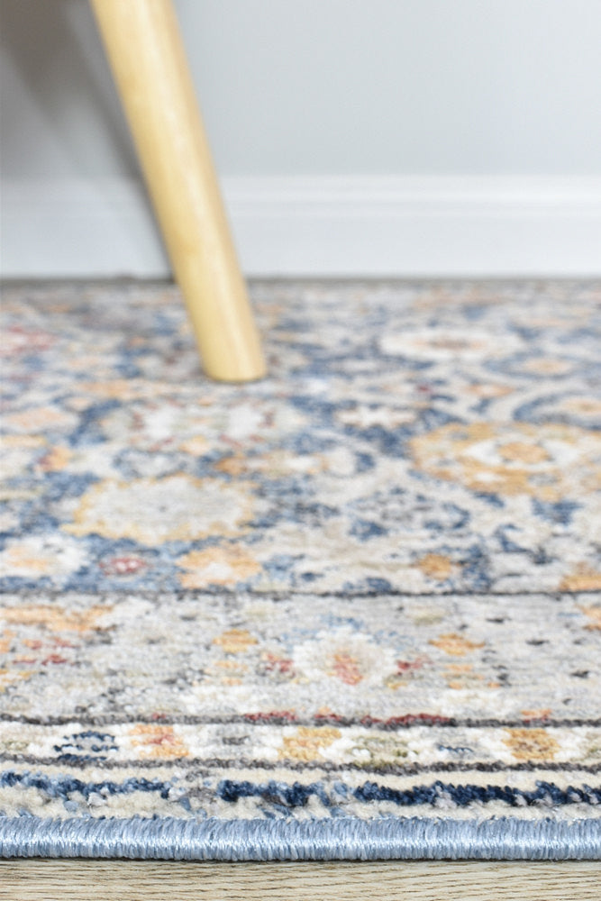 Menara 156 in Dark Blue Rug