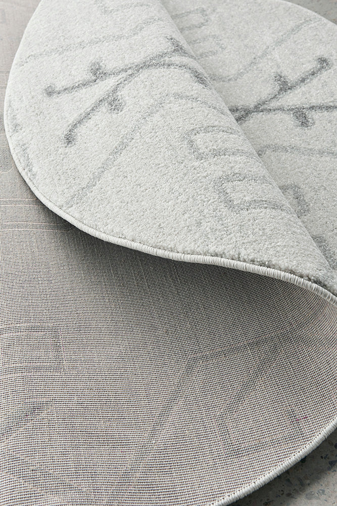 Paradise Cala Grey Round Rug