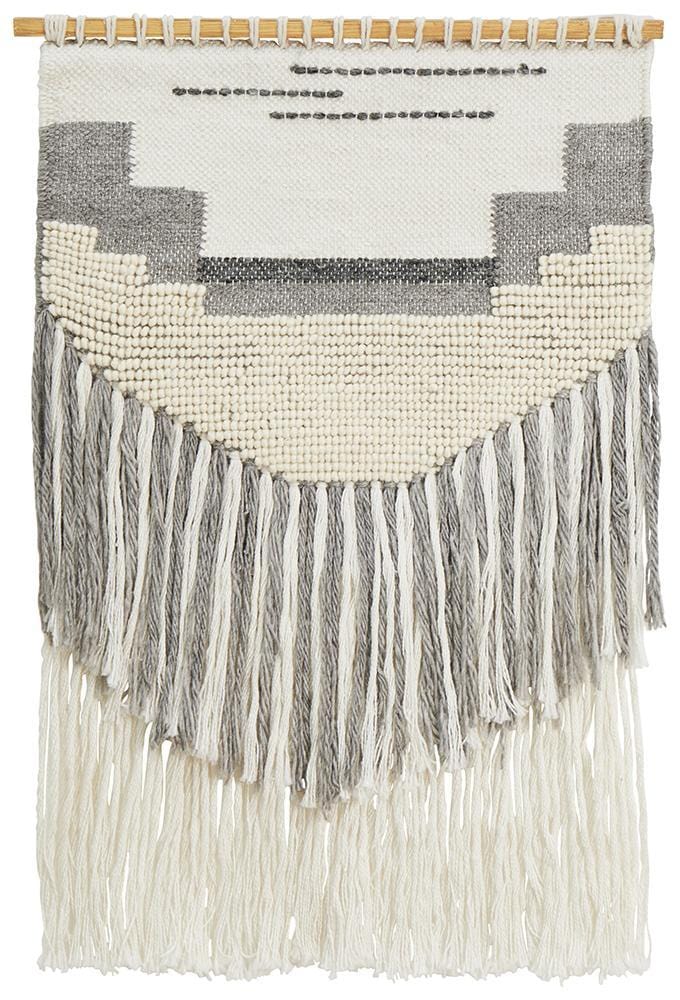 Hand Crafted Wall Hanging in Grey : 33 Rug