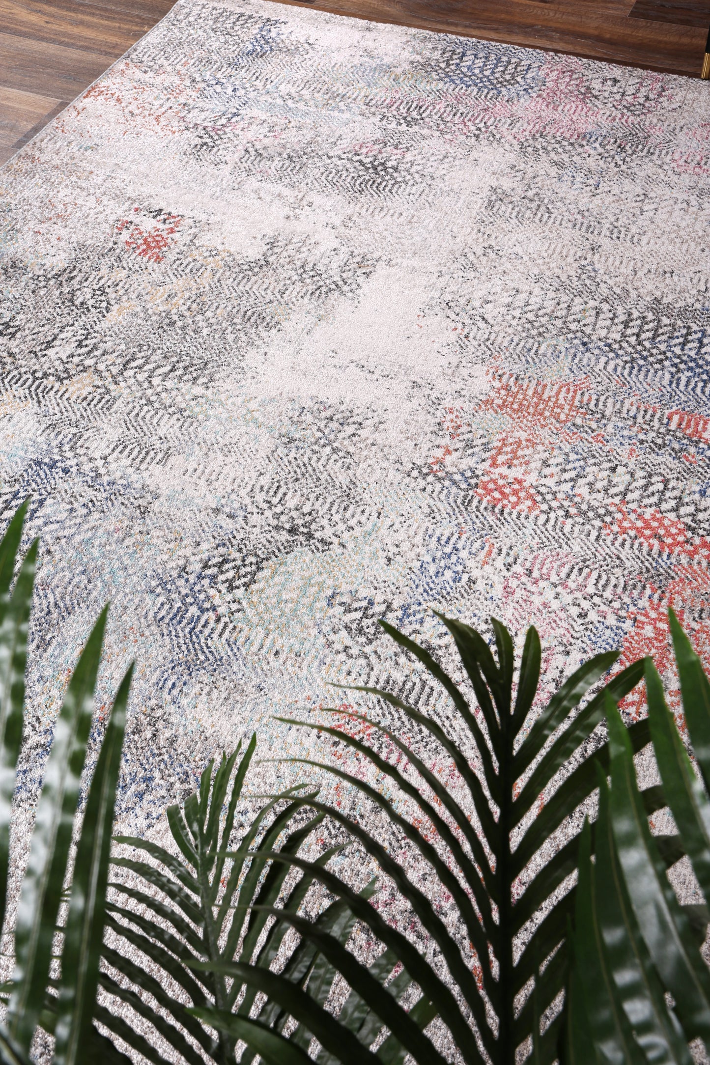 Salsa Ernesto in Grey & Terracotta Rug