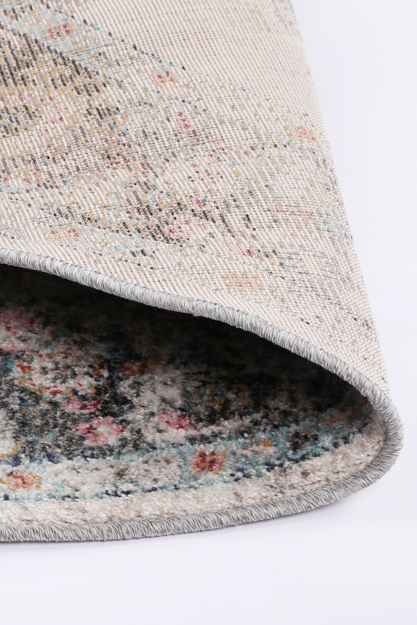 Salsa Brentwood in Cream : Round Rug