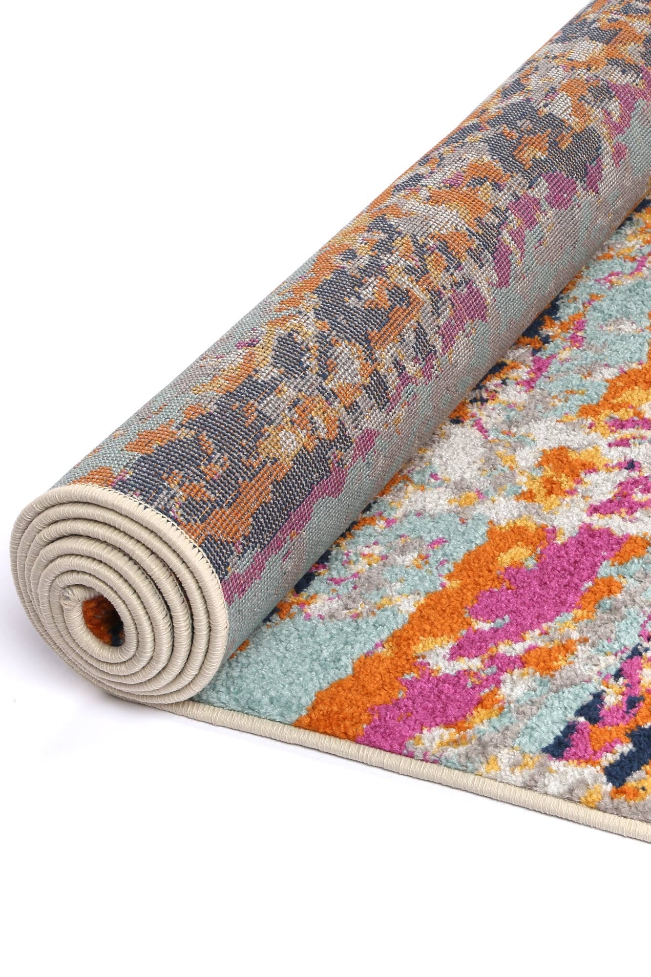 Sicily Carini Contemporary In Multicolour Rug