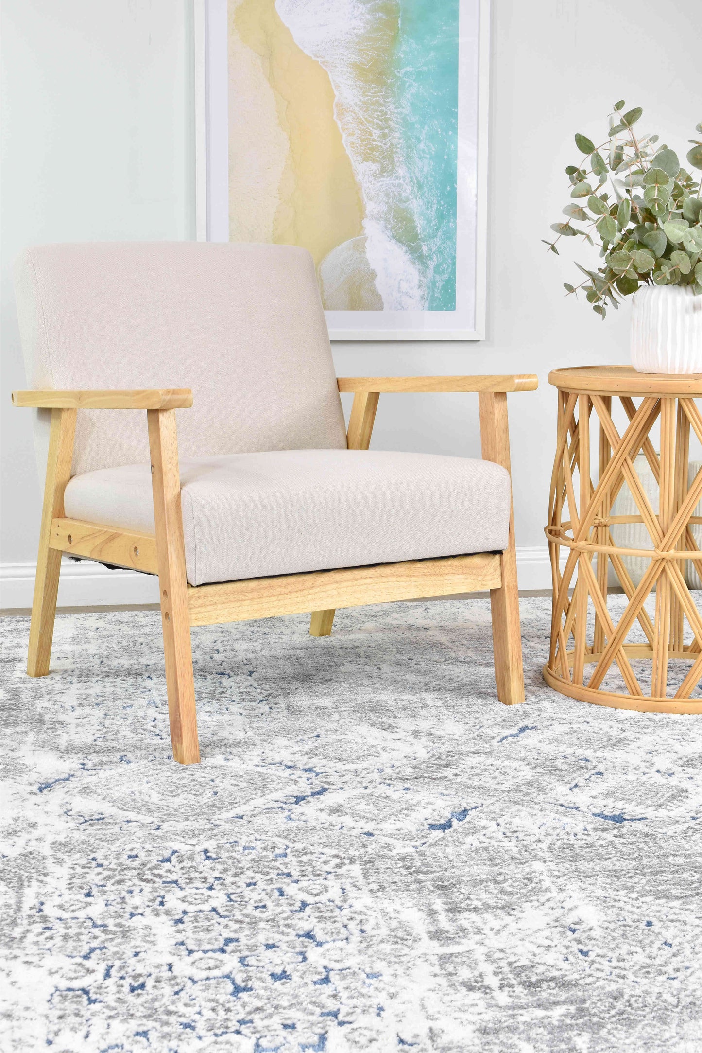 Roman in Grey Pail Rug