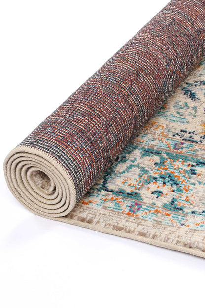 Lila Traditional in Multi Rug